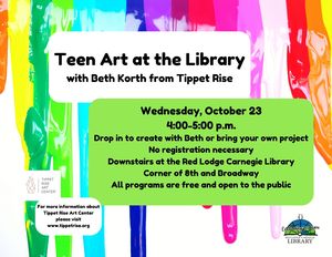 Teen Art at the Libr